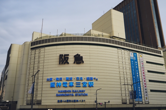 三宮駅周辺の風景