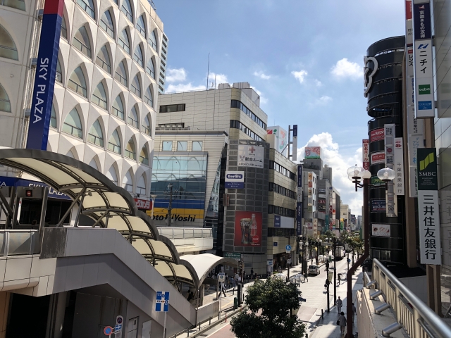 柏－JR柏駅東口の街並み