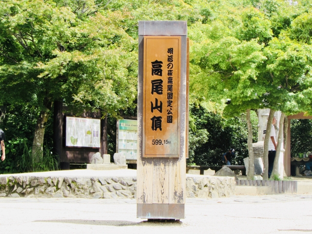 八王子－夏の高尾山山頂